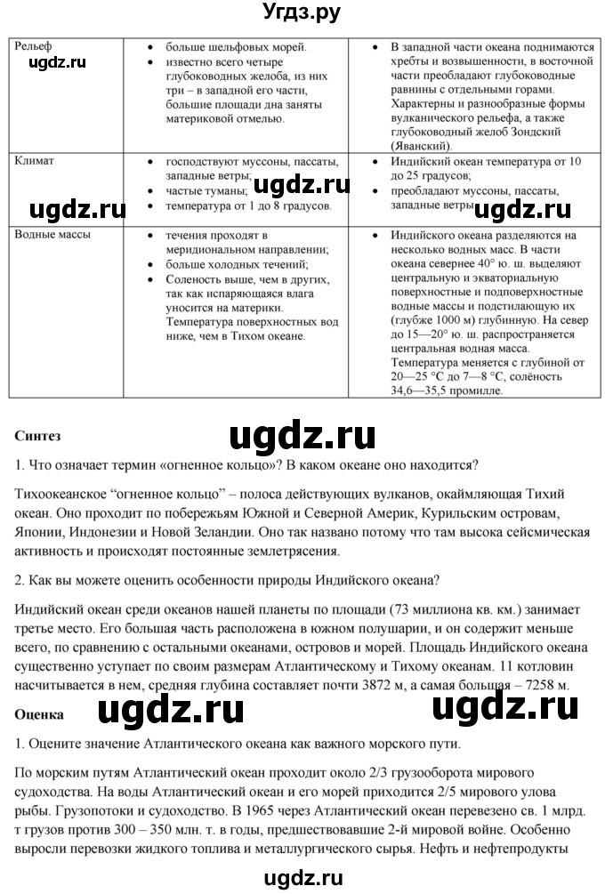 ГДЗ (Решебник) по географии 7 класс Егорина А.В. / параграф / 25(продолжение 3)