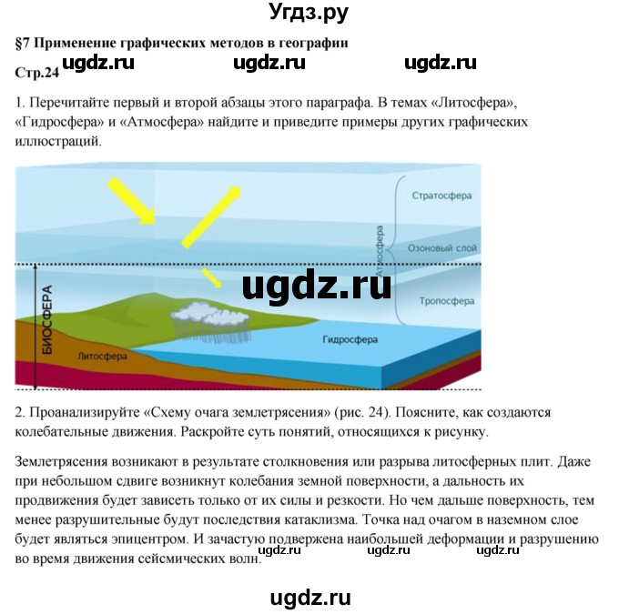 ГДЗ (Решебник) по географии 7 класс Егорина А.В. / параграф / 7