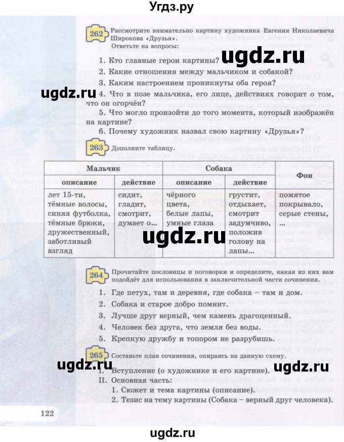 ГДЗ (Учебник) по русскому языку 5 класс Жанпейс У.А. / часть 1. страница / 122