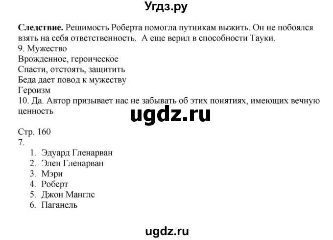 ГДЗ (Решебник) по русскому языку 8 класс Жанпейс У.А. / часть 2. страница / 160(продолжение 4)