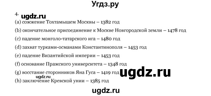 ГДЗ (Решебник) по истории 7 класс Федосик В. А. / обобщение / раздел 2 / 4