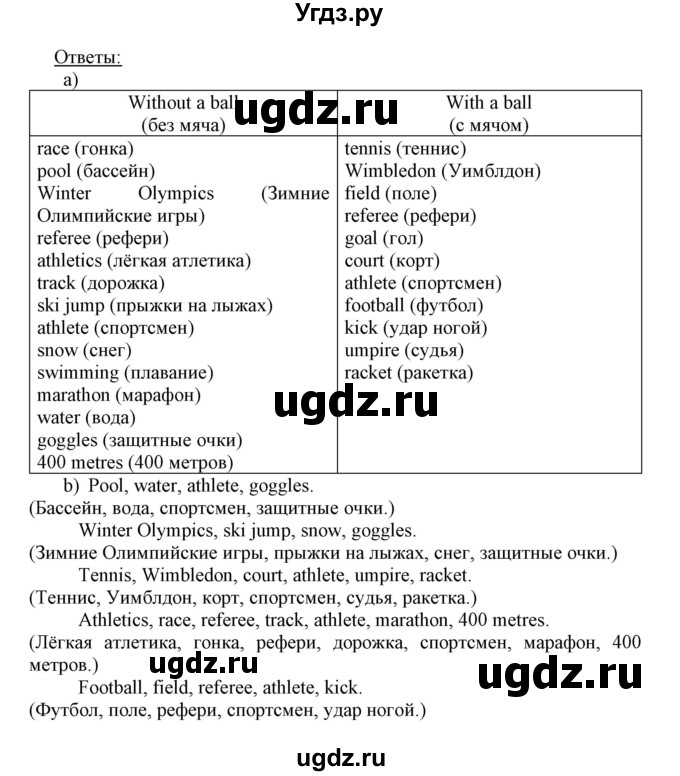 ГДЗ (Решебник) по английскому языку 8 класс Пахомова Т.Г. / страница / 83(продолжение 5)