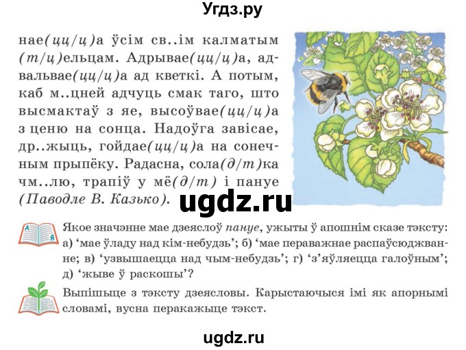 ГДЗ (Учебник) по белорусскому языку 5 класс Валочка Г.М. / частка 2. практыкаванне / 151(продолжение 2)