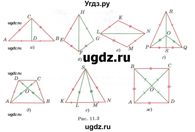 ГДЗ (Учебник) по геометрии 7 класс Смирнов В.А. / упражнение / параграф 11 / 11.1(продолжение 2)