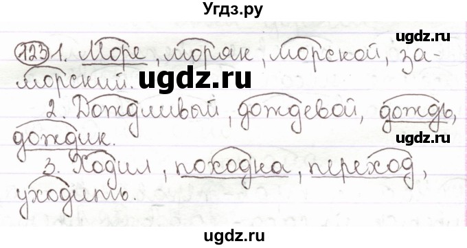 ГДЗ (Решебник) по русскому языку 2 класс Антипова М.Б. / часть 2. упражнение / 123