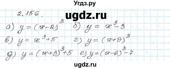 ГДЗ (Решебник) по алгебре 9 класс Арефьева И.Г. / глава 2 / упражнение / 2.156