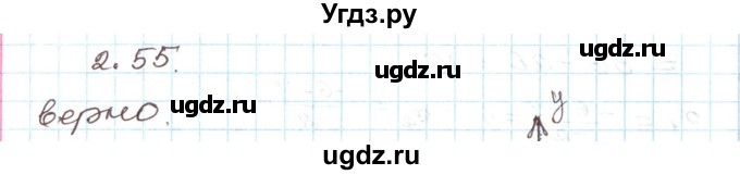 ГДЗ (Решебник) по алгебре 9 класс Арефьева И.Г. / глава 2 / упражнение / 2.55