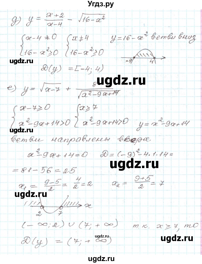 ГДЗ (Решебник) по алгебре 9 класс Арефьева И.Г. / глава 2 / проверяю знания / 7(продолжение 2)