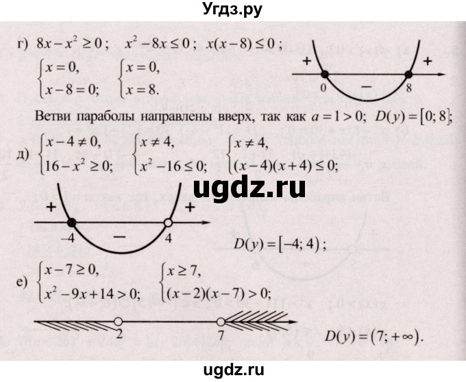 ГДЗ (Решебник №2) по алгебре 9 класс Арефьева И.Г. / глава 2 / проверяю знания / 7(продолжение 2)