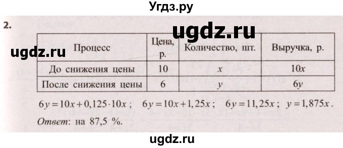 ГДЗ (Решебник №2) по алгебре 9 класс Арефьева И.Г. / глава 2 / практическая математика / 2
