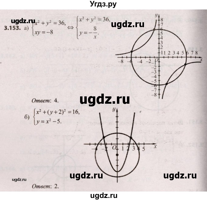 ГДЗ (Решебник №2) по алгебре 9 класс Арефьева И.Г. / глава 3 / упражнение / 3.153