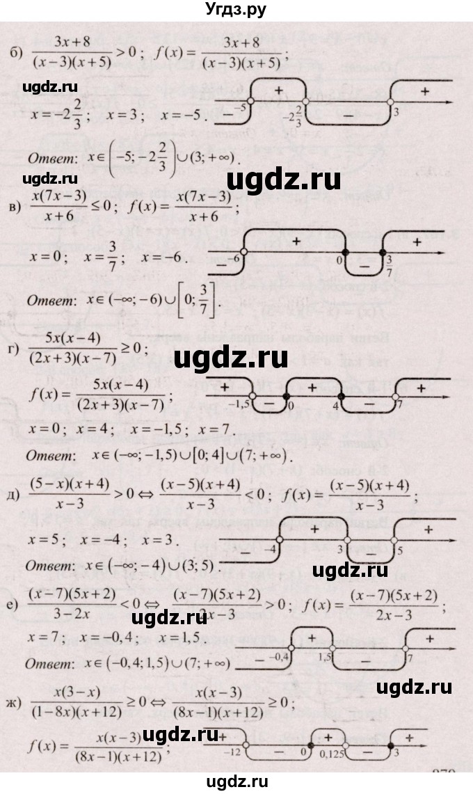 ГДЗ (Решебник №2) по алгебре 9 класс Арефьева И.Г. / глава 3 / упражнение / 3.166(продолжение 2)