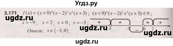 ГДЗ (Решебник №2) по алгебре 9 класс Арефьева И.Г. / глава 3 / упражнение / 3.171