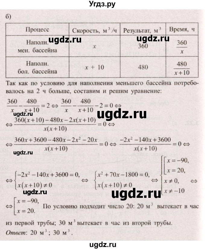 ГДЗ (Решебник №2) по алгебре 9 класс Арефьева И.Г. / глава 3 / упражнение / 3.22(продолжение 2)