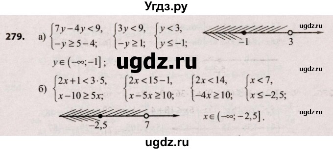 ГДЗ (Решебник №2) по алгебре 9 класс Арефьева И.Г. / повторение / 279