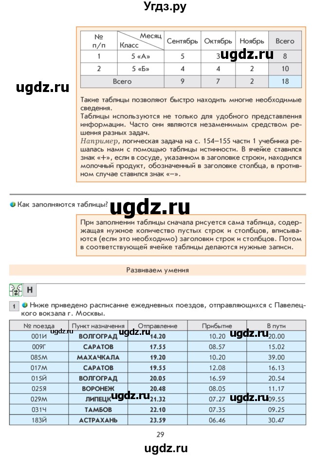 ГДЗ (Учебник) по математике 5 класс Козлова С.А. / часть 2. страница / 29