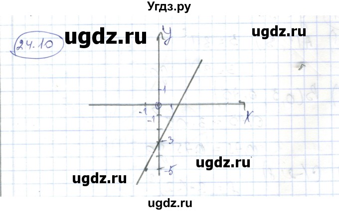 ГДЗ (Решебник) по алгебре 7 класс Абылкасымова А.Е. / параграф 24 / 24.10