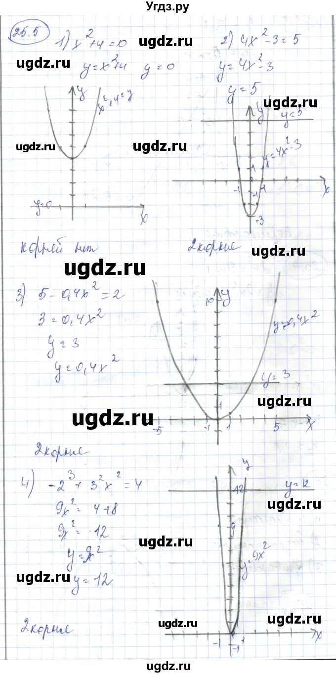 ГДЗ (Решебник) по алгебре 7 класс Абылкасымова А.Е. / параграф 25 / 25.5