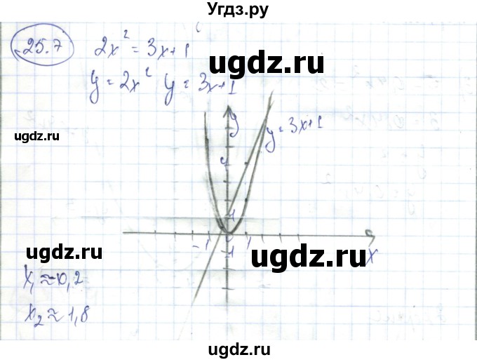 ГДЗ (Решебник) по алгебре 7 класс Абылкасымова А.Е. / параграф 25 / 25.7