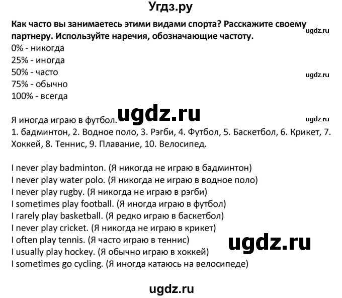 ГДЗ (Решебник) по английскому языку 5 класс (Excel ) Эванс В. / страница / 97(продолжение 2)