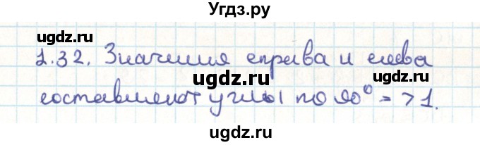 ГДЗ (Решебник) по геометрии 9 класс Мерзляк А.Г. / параграф 1 / 1.32