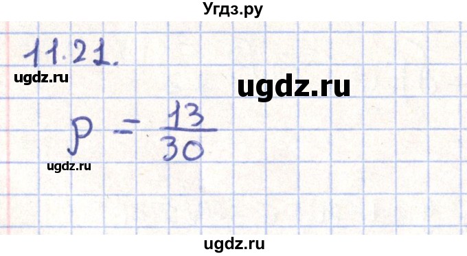 ГДЗ (Решебник) по геометрии 9 класс Мерзляк А.Г. / параграф 11 / 11.21