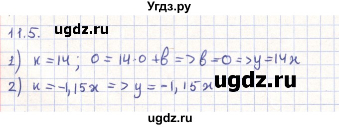 ГДЗ (Решебник) по геометрии 9 класс Мерзляк А.Г. / параграф 11 / 11.5