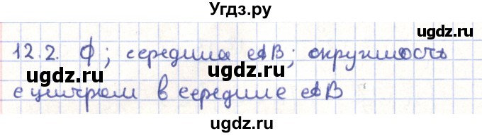 ГДЗ (Решебник) по геометрии 9 класс Мерзляк А.Г. / параграф 12 / 12.2