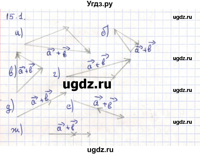 ГДЗ (Решебник) по геометрии 9 класс Мерзляк А.Г. / параграф 15 / 15.1