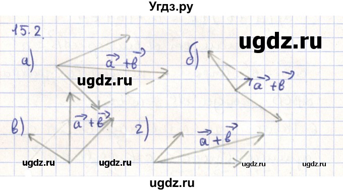 ГДЗ (Решебник) по геометрии 9 класс Мерзляк А.Г. / параграф 15 / 15.2
