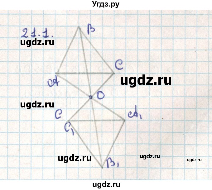 ГДЗ (Решебник) по геометрии 9 класс Мерзляк А.Г. / параграф 21 / 21.1