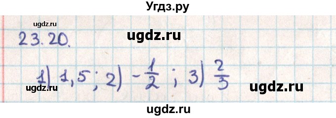 ГДЗ (Решебник) по геометрии 9 класс Мерзляк А.Г. / параграф 23 / 23.20