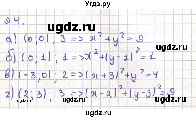 ГДЗ (Решебник) по геометрии 9 класс Мерзляк А.Г. / параграф 9 / 9.4