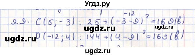 ГДЗ (Решебник) по геометрии 9 класс Мерзляк А.Г. / параграф 9 / 9.9