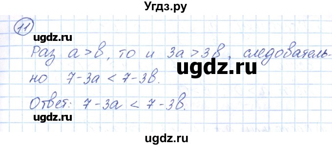 ГДЗ (Решебник) по алгебре 9 класс (рабочая тетрадь) Мерзляк А.Г. / параграф 2 / 11