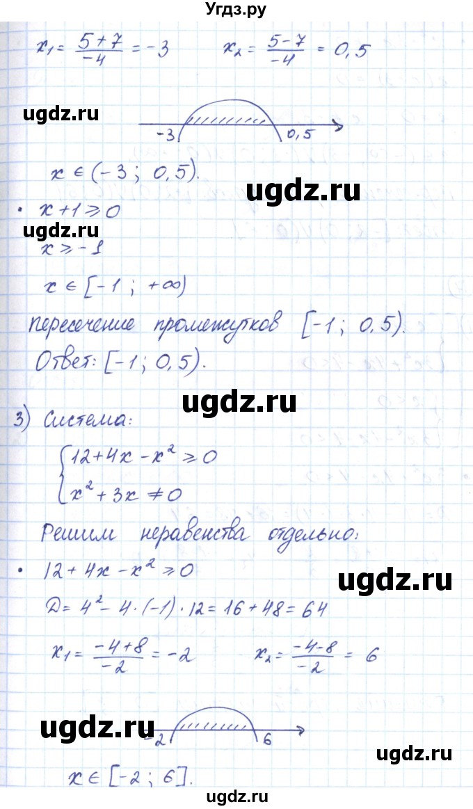 ГДЗ (Решебник) по алгебре 9 класс (рабочая тетрадь) Мерзляк А.Г. / параграф 12 / 16(продолжение 2)