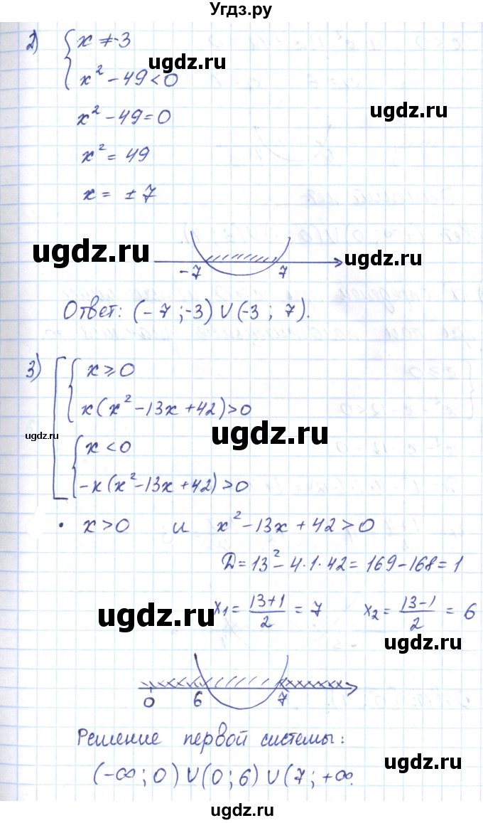 ГДЗ (Решебник) по алгебре 9 класс (рабочая тетрадь) Мерзляк А.Г. / параграф 12 / 18(продолжение 2)