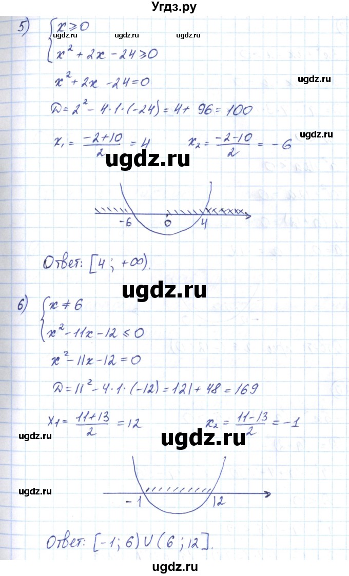 ГДЗ (Решебник) по алгебре 9 класс (рабочая тетрадь) Мерзляк А.Г. / параграф 12 / 18(продолжение 4)