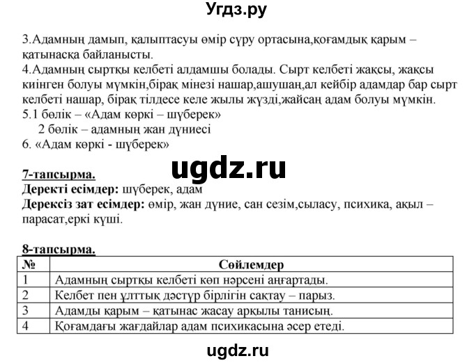 ГДЗ (Решебник) по казахскому языку 5 класс Даулетбекова	Ж. / страница / 137(продолжение 2)
