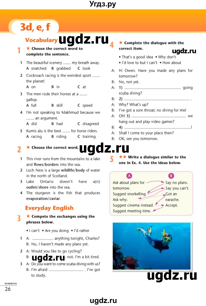 ГДЗ (Учебник) по английскому языку 7 класс (рабочая тетрадь Excel) Эванс В. / страница / 26