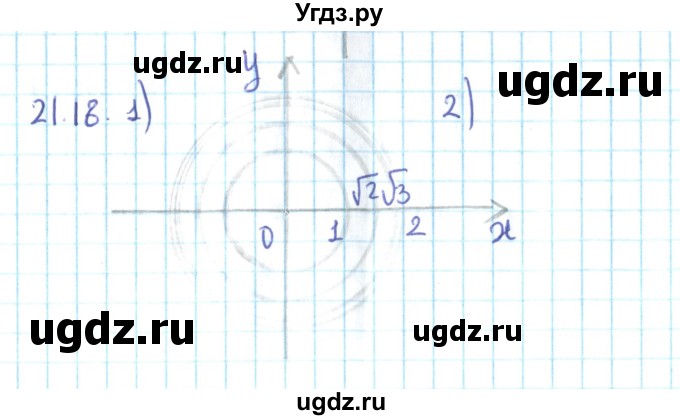 ГДЗ (Решебник №2) по алгебре 10 класс Мерзляк А.Г. / §21 / 21.18