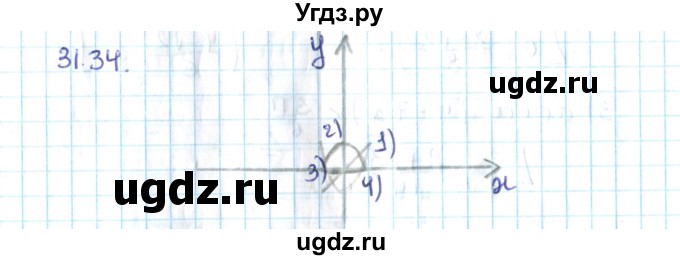 ГДЗ (Решебник №2) по алгебре 10 класс Мерзляк А.Г. / §31 / 31.34