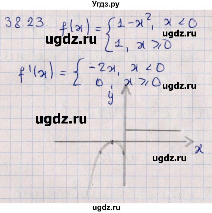 ГДЗ (Решебник №1) по алгебре 10 класс Мерзляк А.Г. / §38 / 38.23