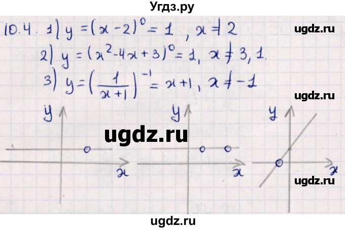 ГДЗ (Решебник №1) по алгебре 10 класс Мерзляк А.Г. / §10 / 10.4