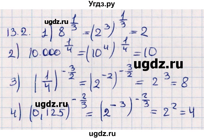 ГДЗ (Решебник №1) по алгебре 10 класс Мерзляк А.Г. / §13 / 13.2