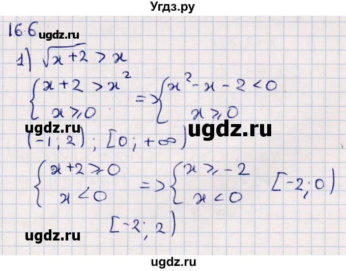 ГДЗ (Решебник №1) по алгебре 10 класс Мерзляк А.Г. / §16 / 16.6