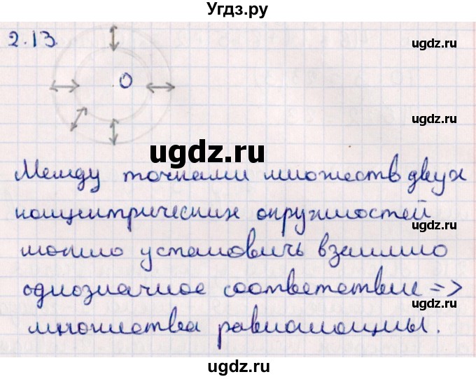 ГДЗ (Решебник №1) по алгебре 10 класс Мерзляк А.Г. / §2 / 2.13