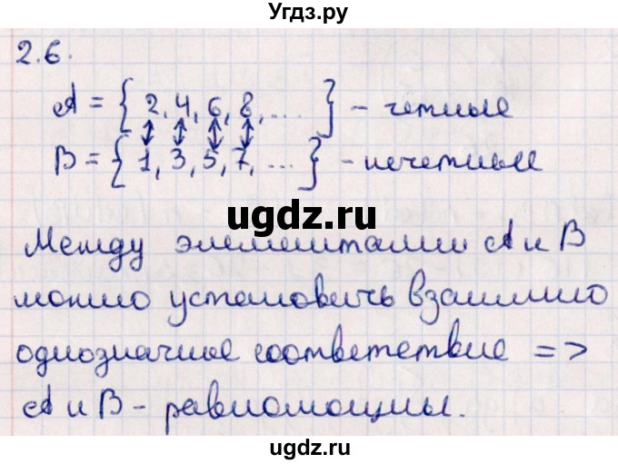 ГДЗ (Решебник №1) по алгебре 10 класс Мерзляк А.Г. / §2 / 2.6