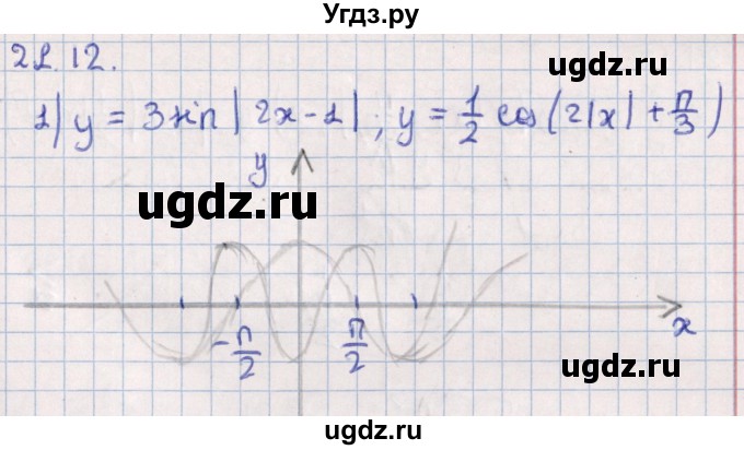 ГДЗ (Решебник №1) по алгебре 10 класс Мерзляк А.Г. / §21 / 21.12