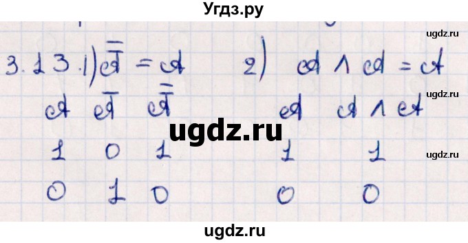 ГДЗ (Решебник №1) по алгебре 10 класс Мерзляк А.Г. / §3 / 3.13